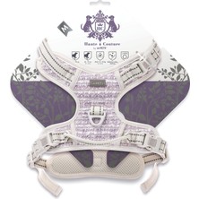 Frefly Store M-Pets Haute Couture Köpek Göğüs Tasması Mor (M)