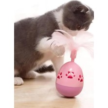 Frefly Store Mobee Pati Desenli Hacı Yatmaz Kedi Oyuncağı Tüylü 1450