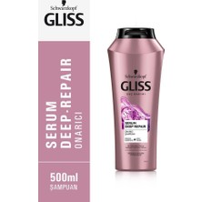 Frefly Store Gliss Serum Deep Repair Onarıcı Şampuan - Protein Kompleksi ve Hint Inciri ile 500 ml