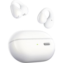 Frefly Store Soundpeats Pearlclip Pro Hi-Res Ldac Enc Ows Kablosuz Bluetooth 6.0 Kulaklık Beyaz