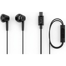 Frefly Store Type C Kablolu Kulaklık Cihaz Seçmez (Siyah Tpc-03)