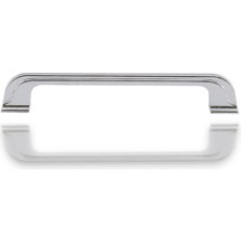 Frefly Store 10 Adet Alperen 128 mm Düz Mobilya Mutfak Dolabı Çekmece Dolap Kapak Kulpu Kulbu Krom Metal Kulp
