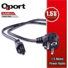 Frefly Store Qport Q Powy1.5 1.5 Metre Bilgisayar Power Kablosu