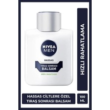 Frefly Store Nivea Men Erkek Tıraş Sonrası Balsam 100ML, Hassas Ciltlere Özel Hızlı Rahatlatma, Konforlu Tıraş Deneyimi