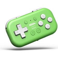 Frefly Store 8bitdo Mikro Bluetooth Gamepad Switch, Android ve Raspberry Pi Için Cep Boyutunda Mini Denetleyici, Klavye Modunu Destekler (Yeşil)