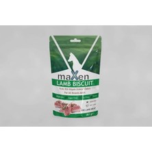 Frefly Store Maxen Kuzu Etli Köpek Bisküvisi, Doğal Içerikli, Probiyotik Katkılı, Tahıl ve Et Proteinli, Tüm Irklara Uygun, 80 gr