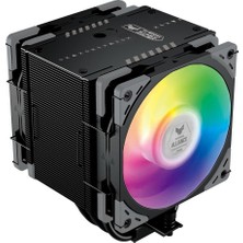 Frefly Store Scythe Mugen 6 Tuf Gamıng Edıtıon Siyah, 120MM Wonder Tornado Fanlı Sessiz Hava Soğutucu, Intel Lga 1700 & Amd Am5/am4 Uyumlu – Tower Soğutucu