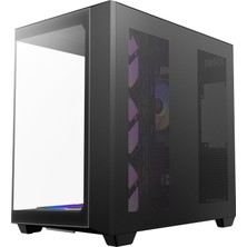 Frefly Store Antec C5 Argb Siyah, 7 x 120MM Argb Pwm Fan Dahil, 4mm Kavisli Temperli Cam, Çift Odalı Tasarım, Tip-C 3.2 Gen 2, Mid-Tower Atx Oyuncu Kasası