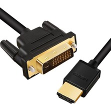 Frefly Store Alfais 4633 HDMI To DVI 24+1 Çevirici Çift Yönlü Monitör Kablosu 3 Metre