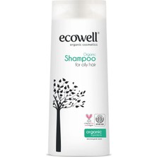 Frefly Store Ecowell Organik Yağlı Saçlar Için Vegan Saç Şampuanı (1 x 300 Ml)