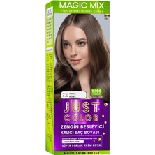Frefly Store Procsin Magic Mix Color Kıt Parlak ve Canlı 7.0 Kumral Kalıcı Saç Boyası Kumral Unisex
