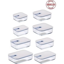Neoflam Perfect Seal Cam Saklaam Seti - 8 Parça