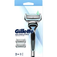 Frefly Store Gillette Skinguard Sensitive Tıraş Makinesi + 2 Adet Yedek Tıraş Bıçağı