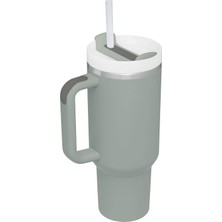 Frefly Store 304 L Çelik 1,2 L Yeşil Pipetli El Termos Mug (Sızdırmazlık Yok) CIN856YS