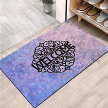 Frefly Store Monnhein Kapı Önü Paspası - Modern ve Şık Kapı Paspası | Ev, Ofis ve Dış Mekân Kullanımı Için (Mor Huzur) 40X60