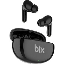 Frefly Store Bix Tw1 Soundcraft Anc & Enc Aktif Gürültü Önleyici, Şeffaf Mod, Bluetooth 5.2 Suya Dayanıklı Ipx4, Ios Android Için Kulak Içi Tws Kulaklık Siyah