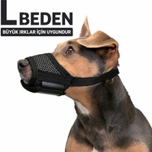 Frefly Store Valkyrie L Beden Köpek Ağızlığı Fileli Nefes Alabilen Ayarlanabilir Cırtlı Güvenli Köpek Ağızlığı