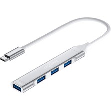 Frefly Store Veggieg Type-C To USB 3.0 4 Port 3*usb 2.0 ve 1*usb 3.0 Çoklayıcı Hub