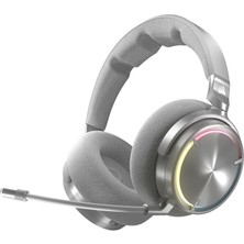 Frefly Store Corsair Virtuoso Max Kablosuz Oyun Kulaklığı - Dolby Atmos, Sonarworks Soundıd, 2.4ghz Kablosuz, Bluetooth, Gürültü Engelleme, Çok Yönlü Mikrofon, 50 mm Grafen Sürücüler, Pc, Ps5 - Gümüş