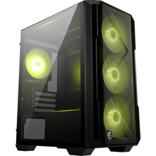 Frefly Store Msı Mag Forge M120R Aırflow Temperli Cam 3X120MM 1X120MM Argb Fan Matx Gaming Bilgisayar Kasası