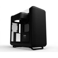 Frefly Store Hyte X50 Pitch Black Temperli Cam USB 3.2 Atx Mid Tower Gaming Kasa (CS-HYTE-X50G-BB)
