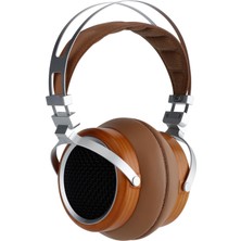 Frefly Store Sıvga Audio Luan Brown Kulak Üstü Açık Tasarımlı Ahşap Gövdeli Hi-Fi Dinamik Sürücülü Kulaklık
