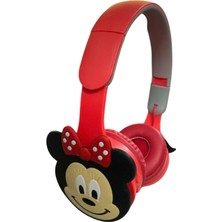 Frefly Store Netavantaj Minnie Mouse Kablosuz Bluetooth Katlanabilir Kulaküstü Kulaklık