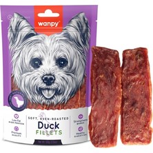 Frefly Store Wanpy Oven Roasted Gerçek Ördek Fileto 100 G Köpek Ödülü, Küçük Köpekler