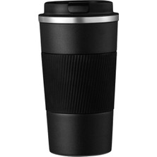 Frefly Store 304 L Kilitli Çelik Mat Siyah 510 ml Kahve Termos Mug CIN405SY