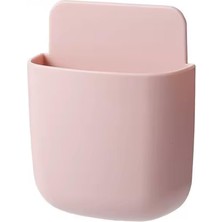 Frefly Store Duvara Monteli, Kumanda Saklama Kutusu, Telefon Kumanda Tutucu, Pembe