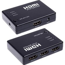 Frefly Store Alfais AL-4678 3 Port HDMI Çoklayıcı Çoğaltıcı Kumandalı