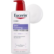 Frefly Store Eucerin Skin Sakinleştirici Losyon - Kuru, Kaşıntılı Ciltler Için Tam Vücut Losyonu, Doğal Yulaf Ezmesi Zenginleştirilmiş - 16.9 Fl. Oz Pompa Şişesi