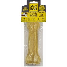 Frefly Store Doggie Delibon Gerçek Deriden Pres Kemik, 15 CMX1PCS., Natural