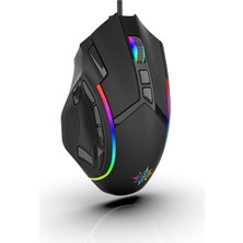 Frefly Store Inca IMG-351 Empouse Rgb Makro Keys Profesyonel Oyun Faresi 12 Adet Programlanabilir Tuş Raporlama Hızı (125-250-500) 1000 Hz 1200-1600-2400-3200-4800-7200-12800 Dpı Kare Hızı : 7000 Frames Rgb LED