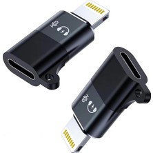 Frefly Store Daytona Cl2 Lightning ≥ USB C Şarj ve Data Aktarım Destekli Kulaklık Adaptörü Dönüştürücü, 2 Adet Aux Ses Adaptörü Konektörü Dongle/lightning Erkek – USB C Dişi