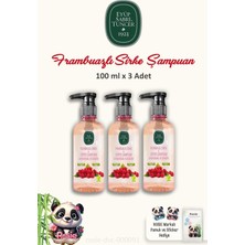 Frefly Store Eyüp Sabri Tuncer 3'lü Sirke Şampuan Frambuazlı 100 ml ve Rosıe Temizleme Pamuğu