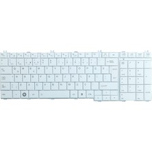 Frefly Store Part Master Toshiba Satellite L655-1D2, C660D-10M, C660-1EE Ile Uyumlu Klavye (Beyaz)