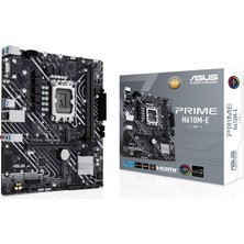 Frefly Store Asus Prime H610M-E-CSM Intel H610 1700 Soket Ddr5 5600MHZ Matx Anakart