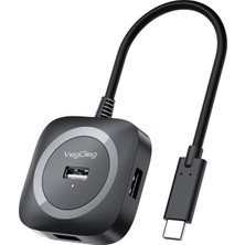 Frefly Store Veggieg 4 Portlu Type-C To USB 3.0 Çoklayıcı Hub
