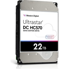 Frefly Store Western Digital Ultrastar Dc HC570 3.5" 22 Tb Seri Ata Iıı