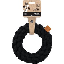 Frefly Store M-Pets Coto Black Rıng 18CM Örgü Halka Oyuncak