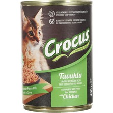 Frefly Store Crocus Yav. Kedi Tavuklu Yaş Mama 400G, 855-094