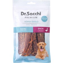 Frefly Store Dr.sacchi Premium Ördekli Fileto Tahılsız Köpek Ödülü 100 gr