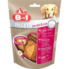 Frefly Store 8in1 8 In 1 Fillets Pro Skin ve Coat Tavuklu Köpek Ödül Maması 80 gr