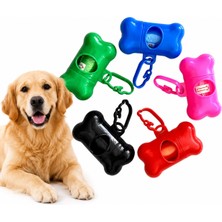 Frefly Store Karabinalı Çanta Köpek Dışkı Torbası Dağıtıcısı, 1 Rulo Köpek Kaka Poşeti Dahil, Tasmaya Takılabilir Dog Poop Bag Dispenser, Ekstra Büyük Atık Torbası, Pet Yürüyüş Aksesuarı, Köpek Poşetlik