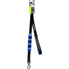 Frefly Store M-Pets Flex Şok Emici Gezdirme Tasma Black/mavi 120CM