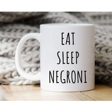 Frefly Store Print Dore Komik Alkol Kupa Uyku Negroni Yiyin Kahve Fincanı, Ingilizce Kupa Bardağına Hediye