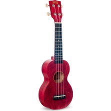 Frefly Store Mahalo ML1CR Island Series Soprano Ukulele (Cherry Red)