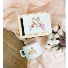 Frefly Store Giftmoda Sevgili Kalp Tasarımlı Kutulu Kupa