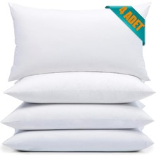 Frefly Store Teksnil Home 4 Adet Boncuk Silikon Yastik 700 Gram Antialerjik 50X70 cm Ekonomik Yastik